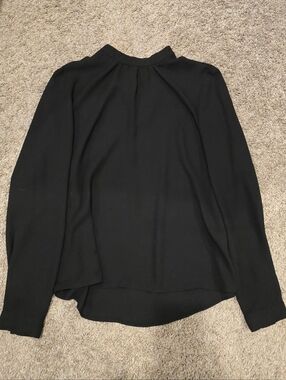Long-Sleeve Mock Neck Top